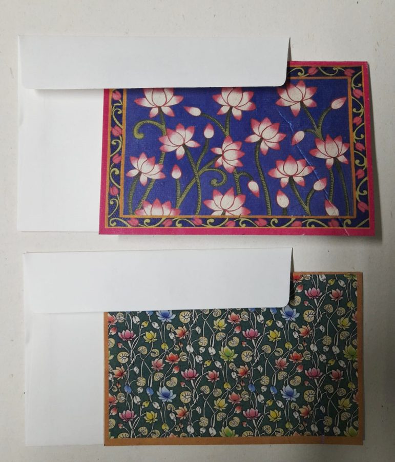 Lotus, a Chimanlals cards with envelopes set