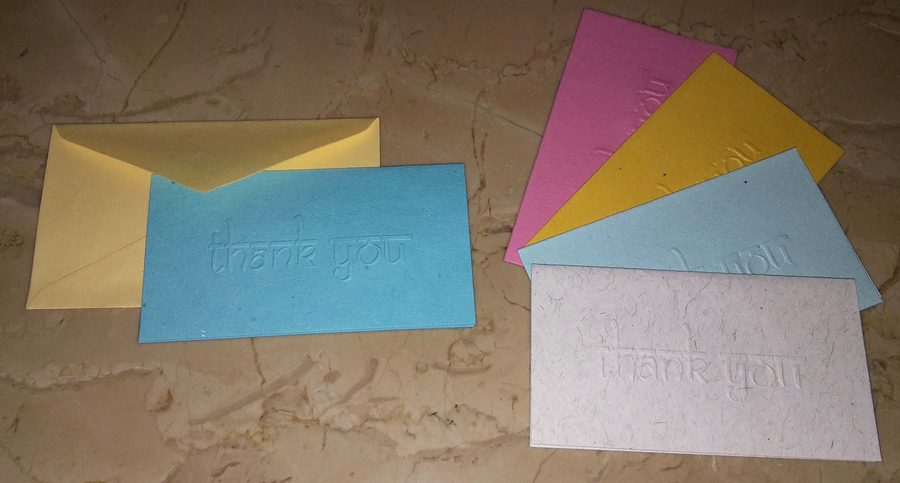 Thank You (E), a Chimanlals cards with envelopes set