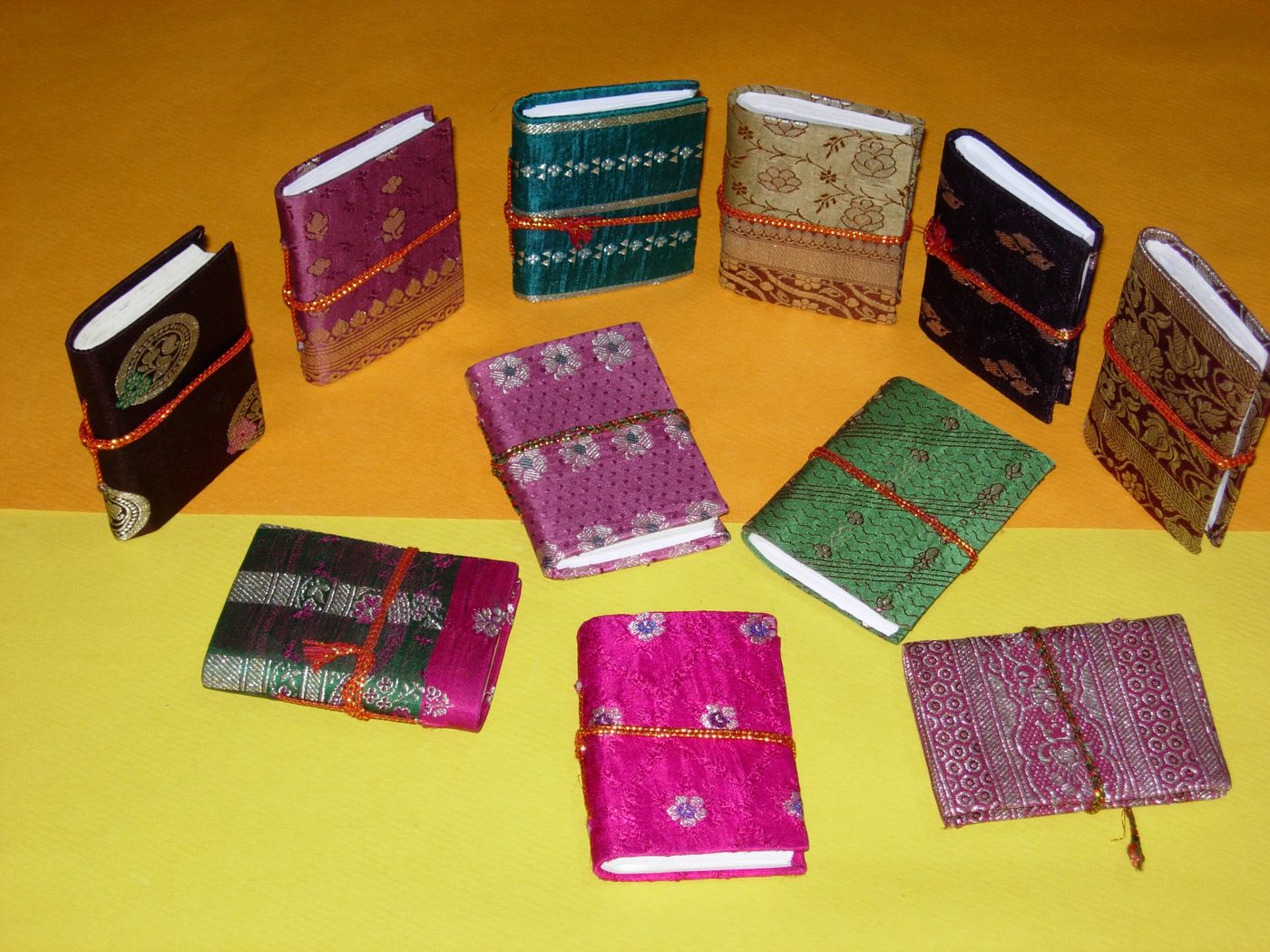 Zari-covered diary